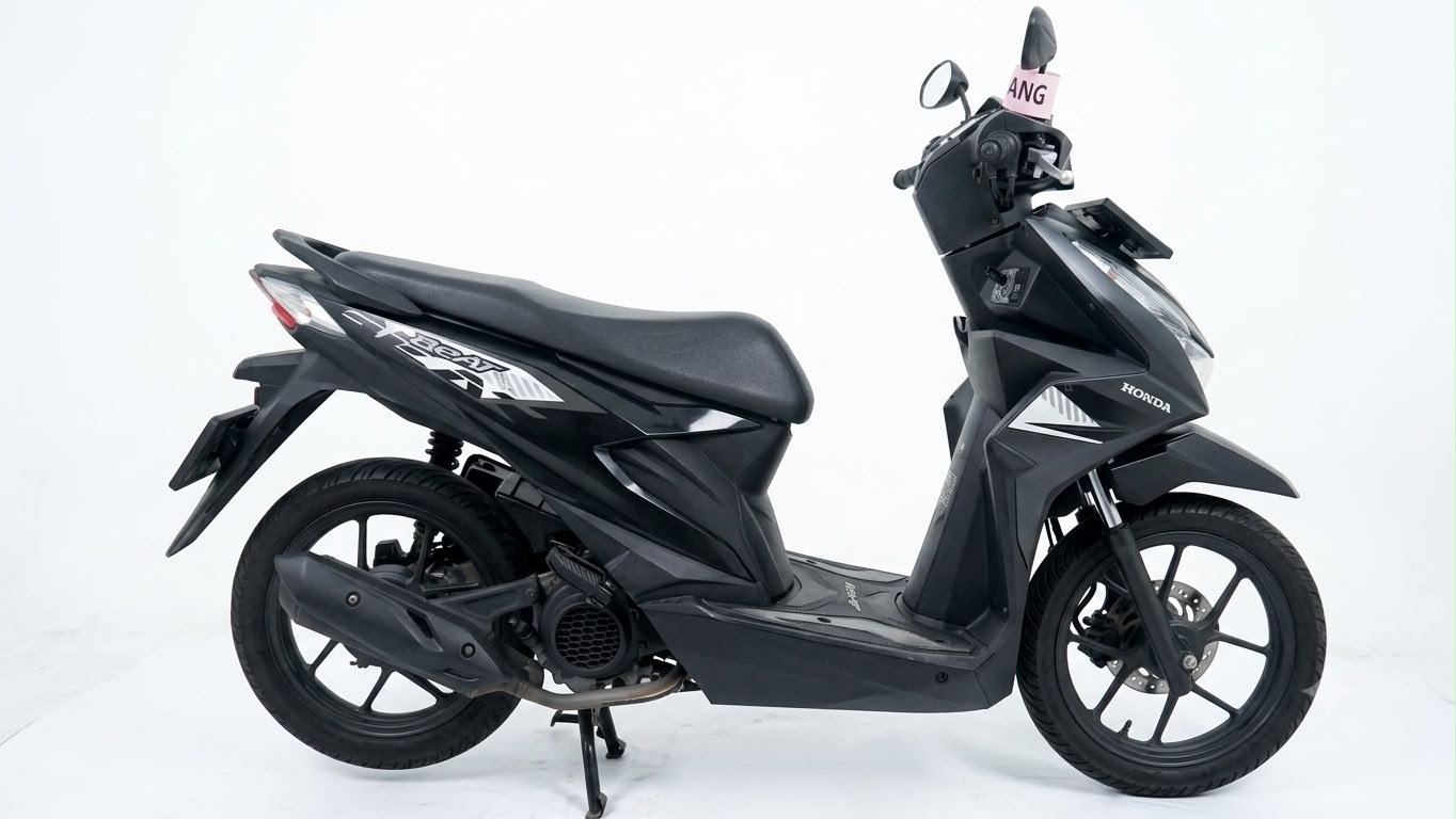 1 (satu) Unit Sepeda Motor merk Honda Beat warna hitam kombinasi warna abu-abu Beserta STNK dan Tanpa BPKB