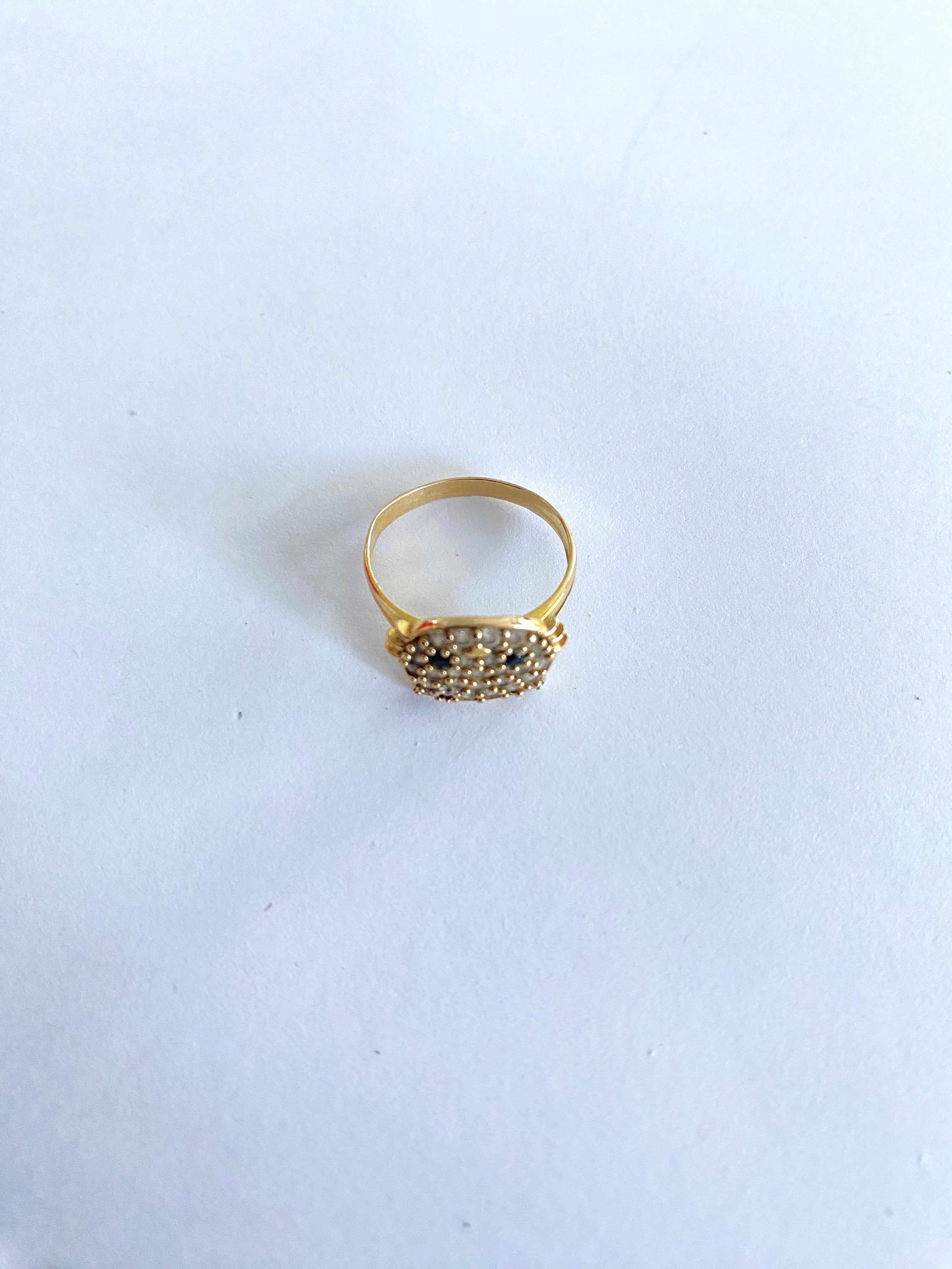 Satu cincin kucing mata gelas berat 1,8 gram