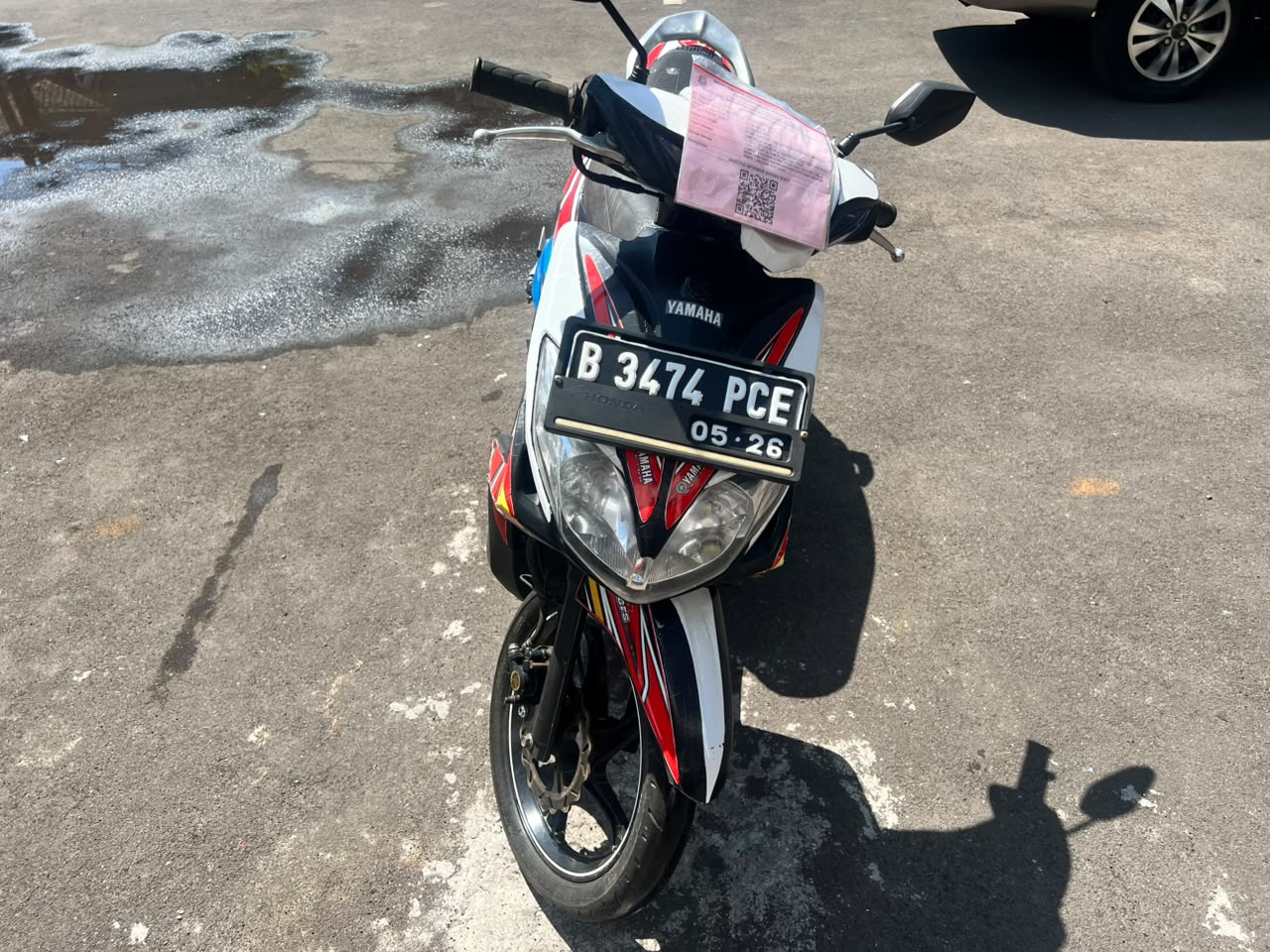 1 (Satu) Unit Sepeda Motor  Merk Yamaha Xeon Tahun  2011 Warna Merah Nopol : B 3474 PLE