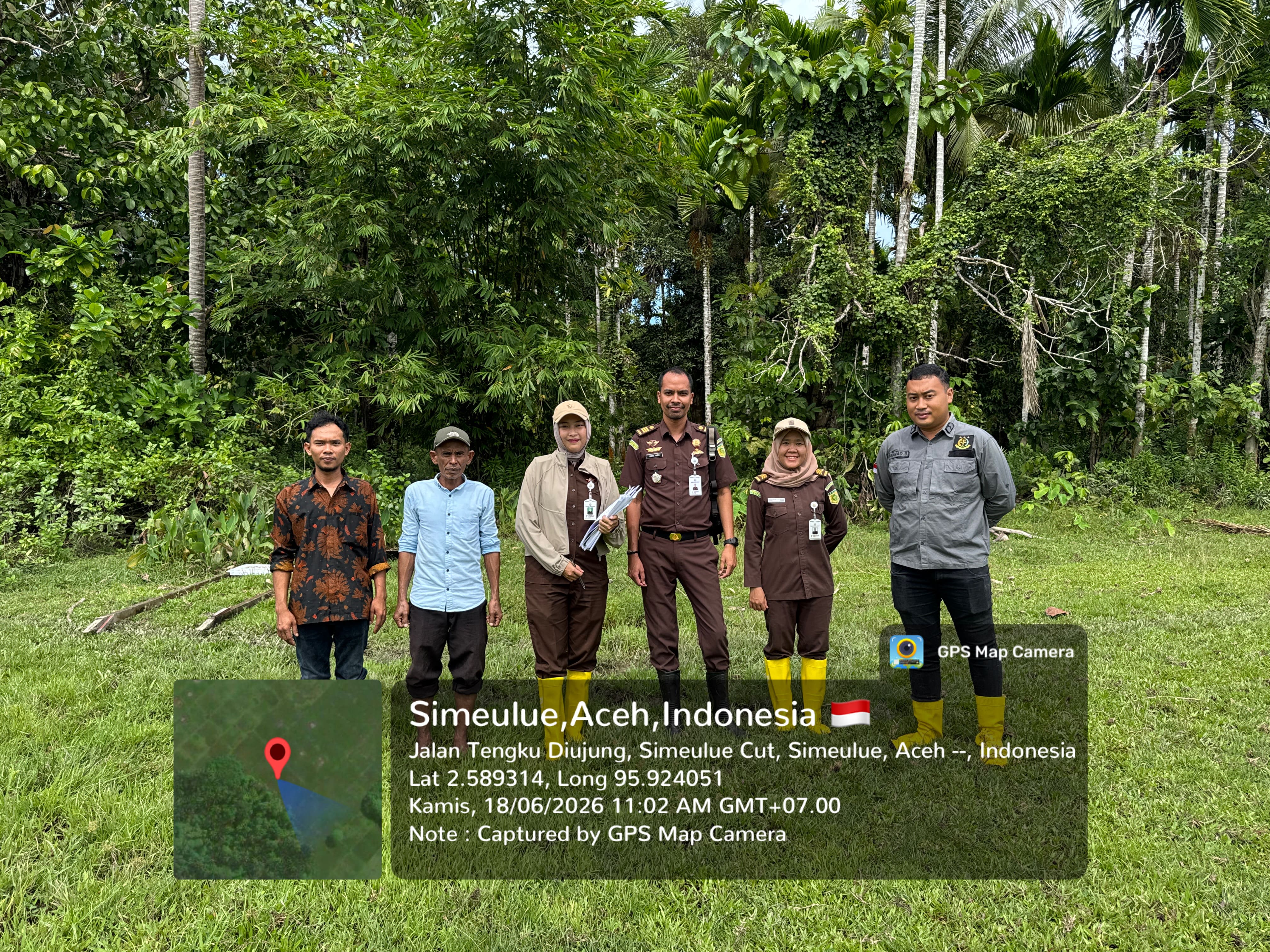 (satu) bidang tanah kosong dengan luas tanah ± 2434 m2.