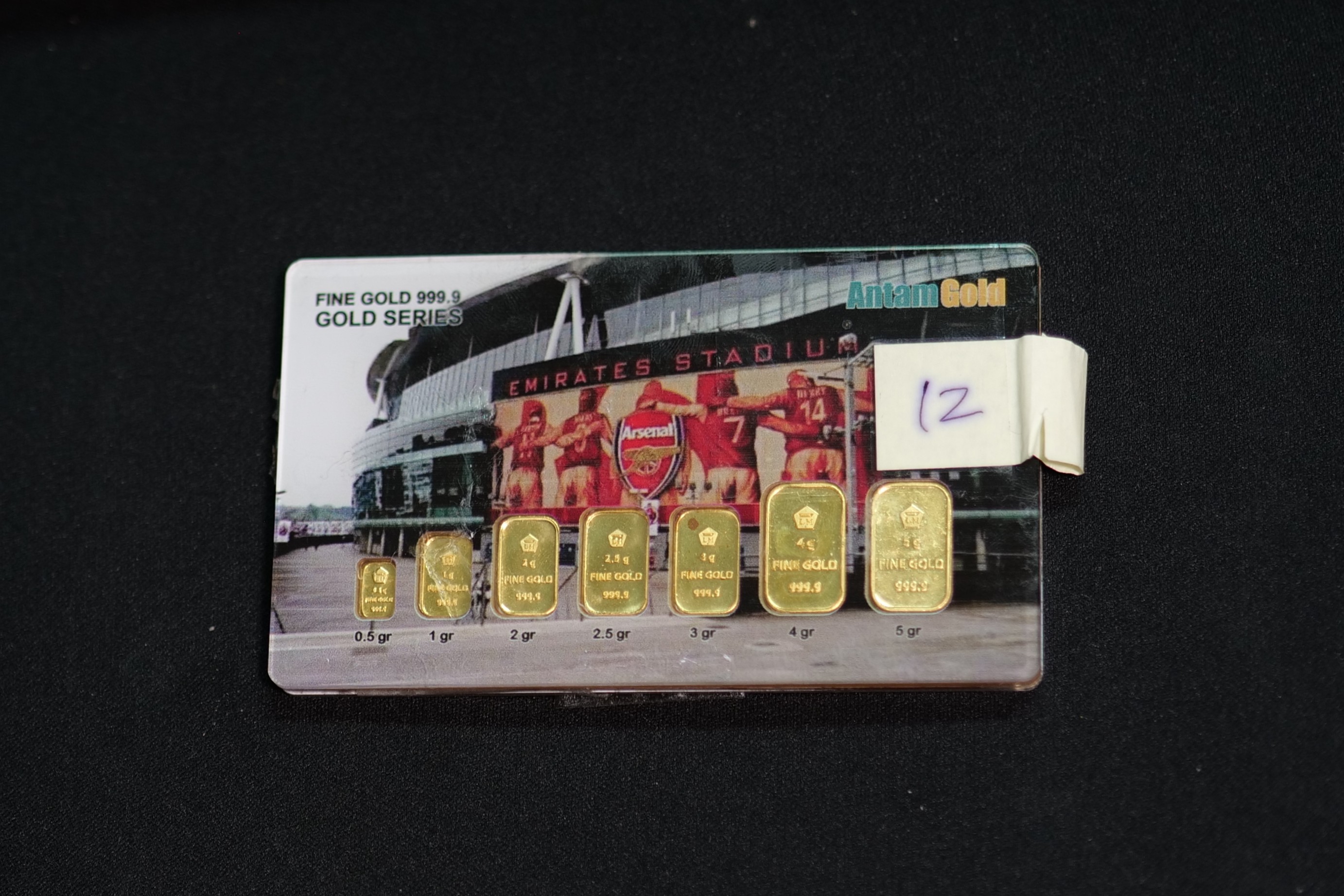 Bundling Emas Antam Edisi Arsenal 18gr
