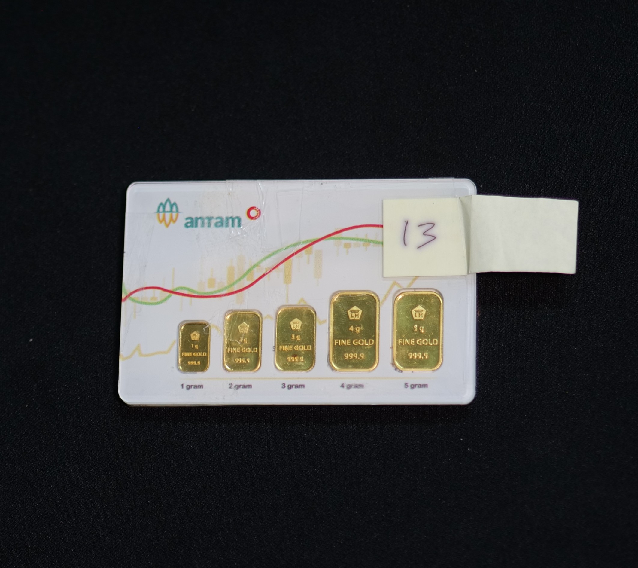 Bundling Emas Antam dengan total 15gr