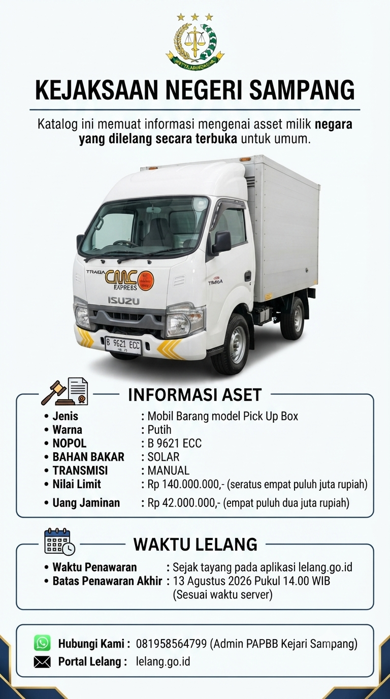 Mobil Barang Model Pick Up Box