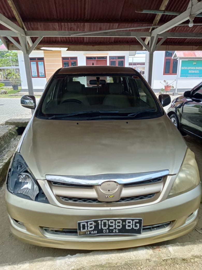 mobil merek INNOVA warna cokelat No. Rangka : MHFXW43G1740333898 No. Mesin : 1TR6377540