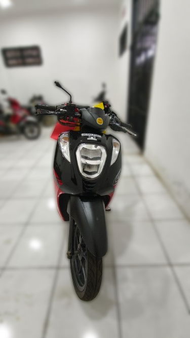 Kendaraan Sepada Motor Merk Honda Genio, Warna hitam, No Pol : tidak ada, No Rangka : Rusak, No Mesin : Rusak