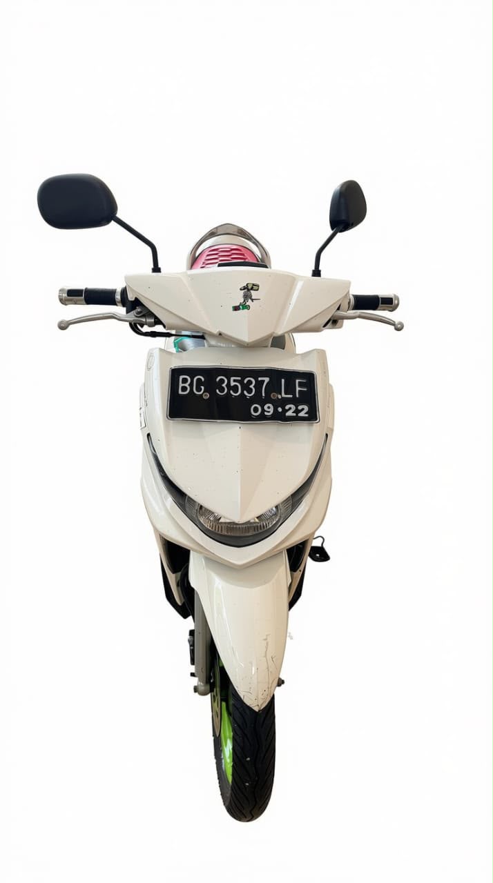 1 (satu) Unit SEPEDA MOTOR YAMAHA MIO SOUL GT TAHUN 2012 BERWARNA PUTIH DENGAN NOPOL : BG 3537 LF DENGAN NOMOR RANGKA : MH31KP001CK145766 DAN NOMOR MESIN : 1KP-144380